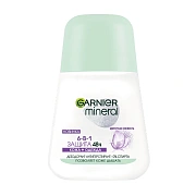 Дезодорант-антиперспирант Garnier Mineral 6в1 защита 48ч женский роликовый, 50мл