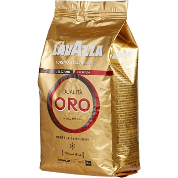 Кофе в зернах LAVAZZA 'Qualita Oro' 1 кг, арабика 100%, ИТАЛИЯ, 2056