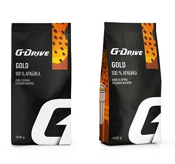 Кофе G-Drive Gold зерновой, 1кг