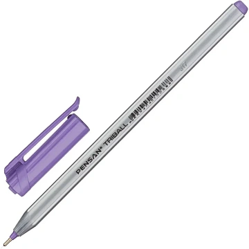 Ручки шариковые масляные PENSAN 'Triball Colored', НАБОР 8 шт., АССОРТИ, узел 1 мм, линия письма 0,5