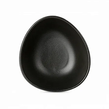 Салатник треугольный Domenik Rock black, 16см