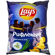 Чипсы Lays сметана/ лук, 225г