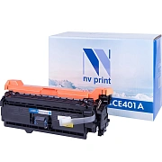 Картридж лазерный NV PRINT (NV-CE401A) для HP LaserJet Pro M570dn/M570dw, голубой, ресурс 6000 стр.