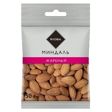 Миндаль Rioba жареный, 50г