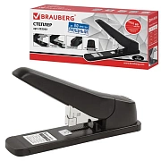Степлер МОЩНЫЙ №24/6-23/13 BRAUBERG 'Heavy duty MX', до 80 листов, черный, 222563