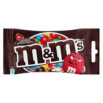 Драже M&m's с молочным шоколадом, 45г