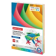Бумага цветная BRAUBERG, А4, 80 г/м2, 250 л., (5 цветов х 50 л.), медиум, для офисной техники, 11246