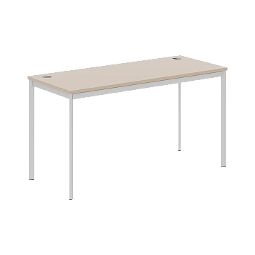 Стол письменный СП-3.1S Мокачино/Алюминий 1400х600х755 IMAGO-S