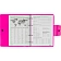 Ежедневник недатированный ATTACHE Digital розовый,А5, 272стр., на кольцах