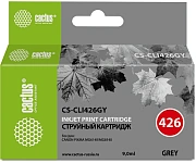 Картридж струйный Cactus CS-CLI426GY серый (8.4мл) для Canon Pixma MG6140/MG8140