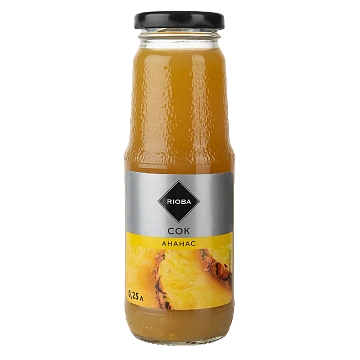 Сок Rioba ананас, 250мл, стекло