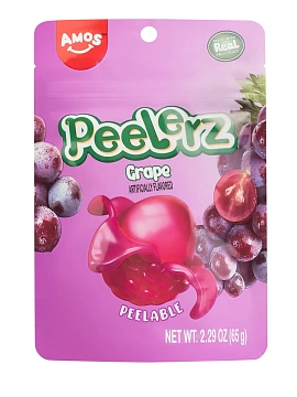 Мармелад жевательный Amos Peelerz виноградный, 65г