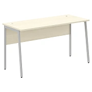 Стол прямой СП-3.1P Клен*/Алюминий 1400х608х755 IMAGO PLUS