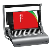 Переплетная машина для пластиковой пружины FELLOWES 'QUASAR+', пробивает до 25 л., сшивает до 500 л., FS-56277