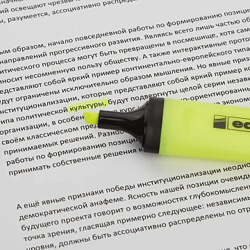Текстовыделитель EDDING '345', ЖЕЛТЫЙ, линия 2-5 мм, E-345/5