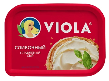 Сыр плавленый Viola сливочный, 55%, 400г