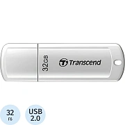 Флеш-память Transcend JetFlash 370, 32Gb, USB 2.0, бел, TS32GJF370