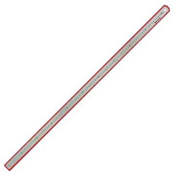 Линейка металлическая 100 см, BRAUBERG, европодвес, 210311