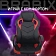 Кресло компьютерное BRABIX 'Fighter GM-008', экокожа, черное/красное, 532506
