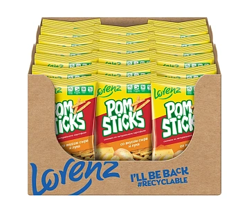 Чипсы Lorenz Pomsticks соломкой Сыр и лук, 100г