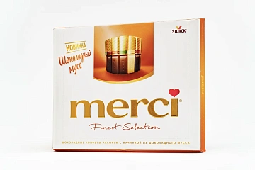 Конфеты Merci шоколадный Мусс, 210г