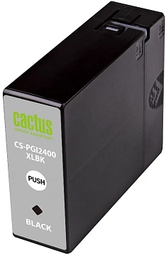 Картридж струйный Cactus CS-PGI2400XLВК черный