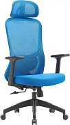 Кресло Cactus CS-MC515-BL темно-синий сиденье темно-синий сетка/ткань с подголов. крестов. пластик п