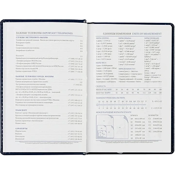 Ежедневник недатированный синий, А6,100x150, 320стр, Agenda