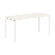 Стол прямой EUST 1567 Ясень Траун/Белый 1560х670х750 EDIS
