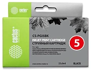 Картридж струйный Cactus CS-PGI5BK, №5, 24мл, черный