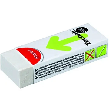 Ластик Maped Technic 61х22х12мм, белый, 011600