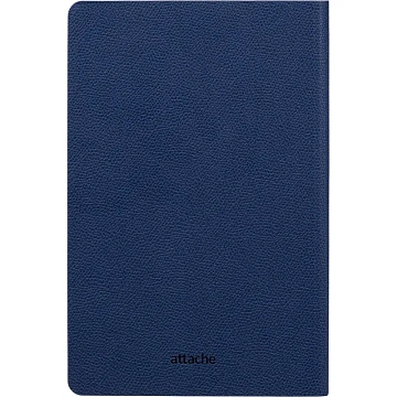 Ежедневник недатированный Attache А5, 160л, 138x213мм иск.кожа, темно-синий
