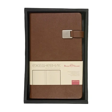 Ежедневник недатированный  А5 Premier (коричневый) 3-686/03