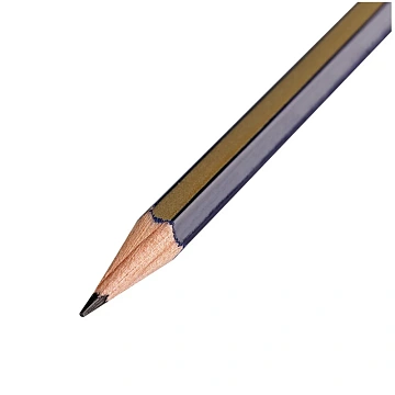 Карандаш чернографитный FABER-CASTELL, 1 шт., '1221', H, корпус черный, 112511