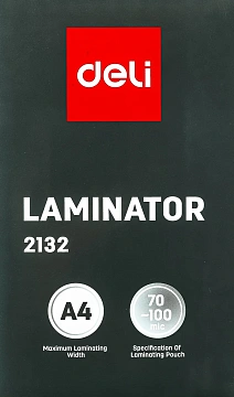 Ламинатор Deli E2132 A4 (70-100мкм) 22см/мин реверс