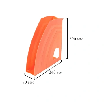 Лоток вертикальный Attache fantasy 70мм оранж