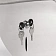 Диспенсер для туалетной бумаги LAIMA PROFESSIONAL INOX, (Система T2) малый, нержавеющая сталь, зерка