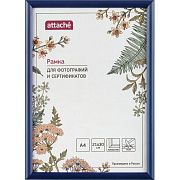 Рамка пластиковая Attache 21x30 (A4) ПЭТ Синяя