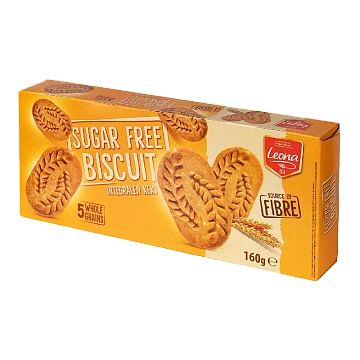 Печенье Leona Breakfast Biscuits без сахара, 160г
