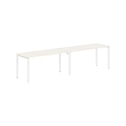Стол 2-х местный EUWST 3167 Ясень Траун/Белый 3126х670х750 EDIS