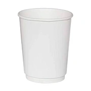 Стакан одноразовый Скандипакк белый, 200мл, бумажный двухслойный, 26шт/уп