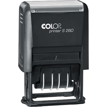 Датер автоматический самонаб.пласт. S260-Set 2-стр. 24х45мм (аналог 4755)Co