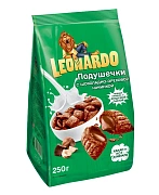 Готовый завтрак Leonardo Подушечки с шоколадно-ореховой начинкой, 250г
