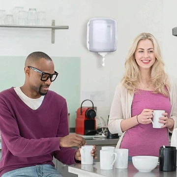 Диспенсер для полотенец TORK (Система М4) Reflex, с центральной вытяжкой, белый, 473190