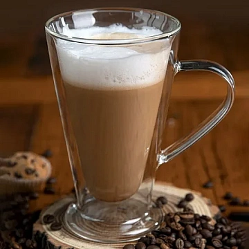 Кружка Attribute Latte 2 стенки, 400мл