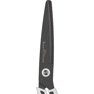 Ножницы Bruno Visconti FINECUT 210мм, тефл.покр,прорезин. ручки,ч/б,60-0026