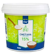 Сметана Metro Chef 15%, 900г
