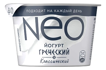 Йогурт Neo Греческий классический 2%, 230г