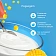 Йогурт безлактозный персик-куркума Parmalat 3%, 130г