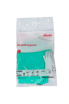 Перчатки резиновые Vileda Profes латекс зеленый рM 100756/174363,ПС